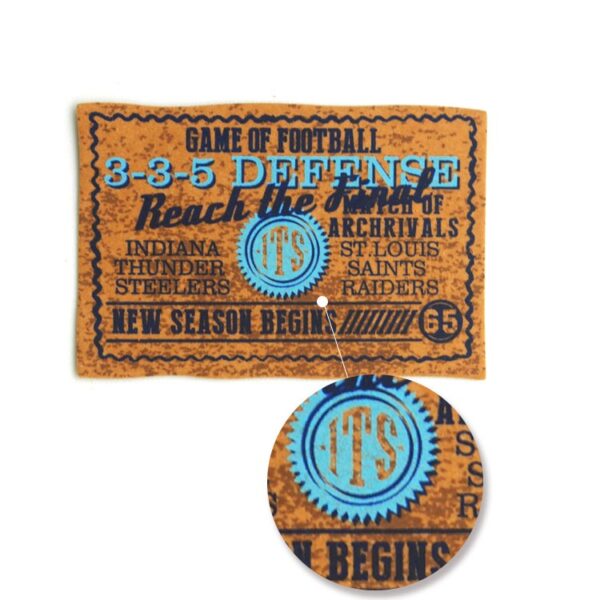 Embossed PU Label