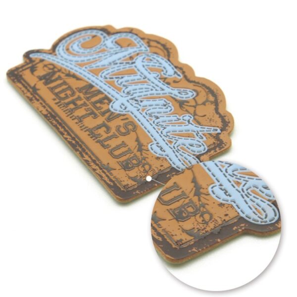 Custom Embossed Leather Patch