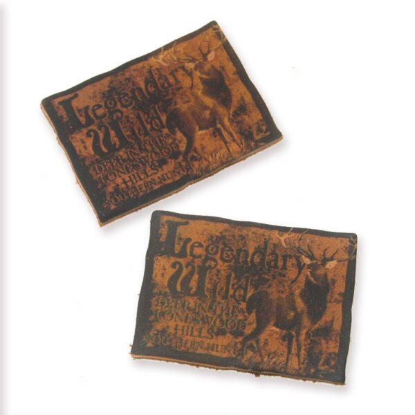 PU Leather Garment Label