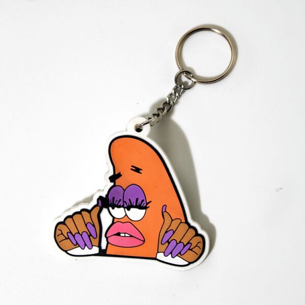 Rubber PVC Key Chains