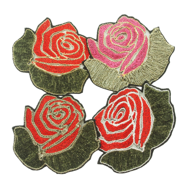 Iron On Flower Patches