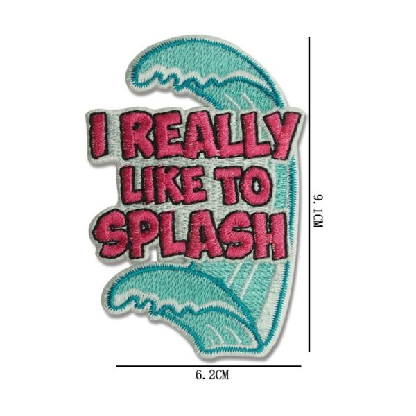 Woven Iron on Patch