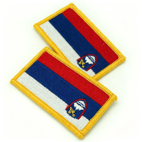 Embroidered Samoa Small Flag Patches
