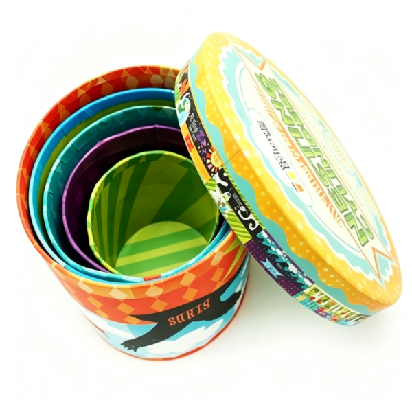 Recycled Kraft Paper Tea Cans